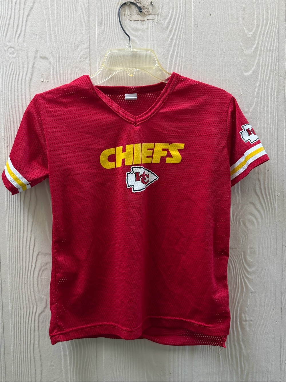 Kids Red Chiefs Football Jersey Top with Team Logo